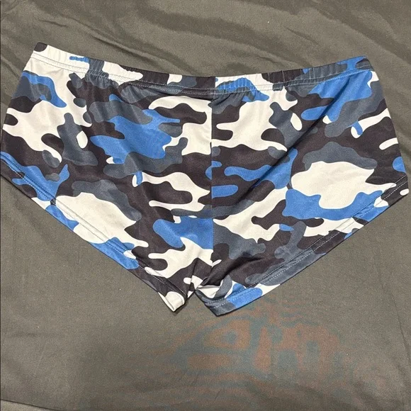 Envy Blue and Black Camo Briefs (#28) - Picture 4 of 4